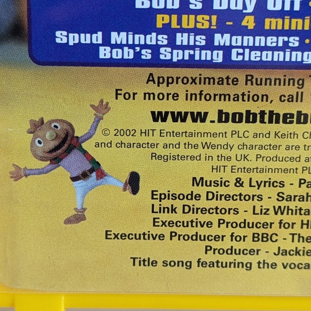 Bob the Builder VHS Tape Celebrate with Bob Vintage 2002 Y2K Big Surprise - Picture 5 of 6